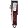 Barzdaskutė Plaukų Kirpimo Mašinėlė - Wahl Cordless Magic Clip, 4 cm Peilio Plotis, 100 Min Veikimo Laikas, Bordo