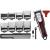 Barzdaskutė Plaukų Kirpimo Mašinėlė - Wahl Cordless Magic Clip, 4 cm Peilio Plotis, 100 Min Veikimo Laikas, Bordo