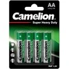 Baterija - Camelion AA Super Heavy Duty Cinko-Anglies 1.5V 4 Pakas