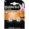 Baterija – Duracell CR2016 3 V ličio tabletės, 2 vnt.