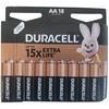 Baterija - Duracell MN1500 AA 1.5V šarminės baterijos 18 vnt.