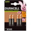 Baterija – Duracell R03 750 mAh 1,2 V NiMH Įkraunamos, 4 vnt.