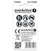 Baterija - EverActive CR2032 2 Vnt. Ličio Baterijos 3 V 220 mAh 20 mm x 3,2 mm