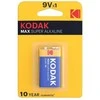 KODAK Max 6LR61 9V Elementas