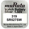 Baterija - Murata 319 SR527SW Sidabro Oksidas 1.55V 2.7mm x 5.8mm 10 vnt.