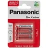 Baterija - Panasonic AAA Cinko Anglies 1.5V 4-vnt.
