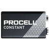 Duracell Procell Constant Power 6LR61 9V 692mAh baterija, 10 vnt.