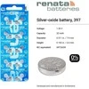 Baterija - Renata 397 (SR726SW) 1.55V Sidabro Oksidas 10 vnt.