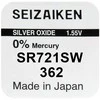 Baterija - Seizaiken 362 (SR721SW) 1.55V Sidabro Oksidas 10 Vnt.