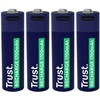 Baterija - Trust 25631 Įkraunama AA 1700 mAh 800 Ciklų 4-Paketas