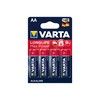 Baterijos – VARTA AA LR06 Šarminės, 1.5 V, 4 vnt.