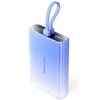 Vention 10000mAh power bank with LED ekranas, USB-C + Lightning + USB-A, 22.5W (mėlynas)