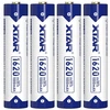 Baterija - XTAR R03/AAA 1.5V 1000mAh Li-ion Įkraunama, 4 vnt.