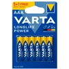 Baterijos – VARTA LR03 Longlife Power 1,25 Ah AAA, 6 vnt.