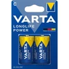 Baterijos – VARTA LR14 Longlife Power 7800 mAh Šarminės, 2 vnt.