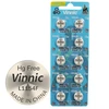 Baterijos Vinnic G13 LR1154 10 vnt.