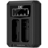Baterijų Įkroviklis - JJC DCH ENEL14A USB Dual Baterija Charger For Nikon EN EL14/EN EL14A Juodas
