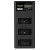 Baterijų Įkroviklis - Newell CD-USB-C Trijų Kanalų Įkroviklis Canon LP-E17 Baterijoms, USB-C, Micro USB, Juodas