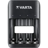 Baterijų Įkroviklis - Varta USB Quattro 57652, Įkrauna 4 Ni-MH AA/AAA Baterijas, Micro USB, Juoda