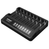 Baterijų Įkroviklis - XTAR MX8 USB-C, Juoda