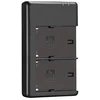Baterijų Rinkinys - Westcott NP F970 Dviejų Baterijų Rinkinys su Dviejų USB Įkrovikliu 6600mAh Juodas