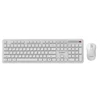 Klaviatūra Gembird KBS-WPS-01 Slim Pro Business wireless desktop set, baltas, US išdėstymas