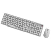 Klaviatūra Gembird KBS-WMS-01-W-CYRL Silent key Pro Business wireless desktop set, baltas, RU išdėstymas