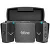 Fifine M9 tie mikrofonas set juodos spalvos