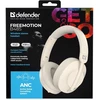 Belaidės ant ausų dedamos ausinės Defender FreeMotion B485 ANC 63486 beige