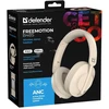 Belaidės ant ausų dedamos ausinės Defender FreeMotion B485 ANC 63486 beige