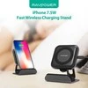 RAVPower RP-PC070 10W belaidis įkroviklis su laikikliu (EU) Juodas neprisijungęs
