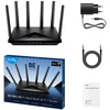 Belaidis Maršrutizatorius - Cudy WR11000 Tri-band 5765 Mbit/s 2.5 Gigabit Ethernet Juodas