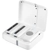 Belaidis Mikrofonas - 7Ryms DW10 Dviejų Kanalų Imtuvas ir Siųstuvai USB-C + 3.5mm Baltas