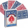 Bicycle Double Back Raudona Mėlyna Kortos