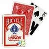 Bicycle E-Z-SEE LoVision Žaidimų Kortos (Raudonos)