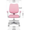 Mark Adler Junior 4.6 Rožinė swivel chair