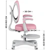 Mark Adler Junior 4.6 Rožinė swivel chair