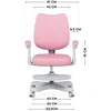 Mark Adler Junior 4.6 Rožinė swivel chair