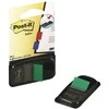 Plastikiniai žymekliai Post-it, 25x43mm, 50vnt., žalios spalvos
