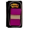 Plastikiniai žymekliai Post-it. 25x43mm. 50vnt..violetinės spalvos