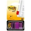 Plastikiniai žymekliai Post-it. 25x43mm. 50vnt..violetinės spalvos