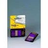 Plastikiniai žymekliai Post-it. 25x43mm. 50vnt..violetinės spalvos