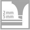 Biuro Reikmenys - STABILO BOSS ORIGINAL TEKSTO ŽYMĖTOJAS Kampinis Antgalis 2-5 mm Mėlynas