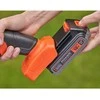 Black &amp; Decker Įrankis - Juodas+DECKER BCSS18D1-QW Belaidis gyvatvorių žoliapjovė 2 Ah baterija
