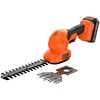 Black &amp; Decker Įrankis - Juodas+DECKER BCSS18D1-QW Belaidis gyvatvorių žoliapjovė 2 Ah baterija