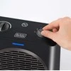 Black &amp; Decker juodas+decker Juodas &amp; Decker BXSH1500E PTC fan heater