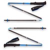 Black Diamond Juodas Diamond Juodas DIAMOND Distance Carbon Z-Pole trekingo lazda, unisex, sulankstoma