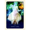 Blue Angel Mėlyna Angel Juodas Moon Astrology Kortos