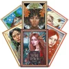 Blue Angel Kolekcionuojamos Kortelės - The Wild Witch Oracle 44 Illustrated Cards And Guidebook