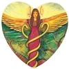 Blue Angel Mėlyna Angel Mėlyna Angel Heart And Soul Oracle Kortos